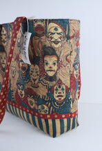 Load image into Gallery viewer, Creepy Circus Clowns Shoulder Bag Purse