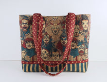 Load image into Gallery viewer, Creepy Circus Clowns Shoulder Bag Purse
