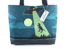 Load image into Gallery viewer, Dinosaur Abduction Shoulder Bag Purse