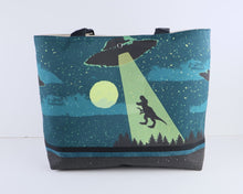 Load image into Gallery viewer, Dinosaur Abduction Shoulder Bag Purse