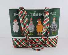 Load image into Gallery viewer, Christmas Chickens Shoulder Bag Purse