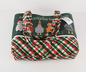 Christmas Chickens Shoulder Bag Purse