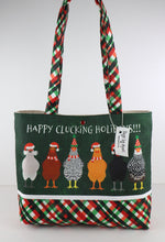 Load image into Gallery viewer, Christmas Chickens Shoulder Bag Purse