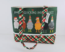 Load image into Gallery viewer, Christmas Chickens Shoulder Bag Purse