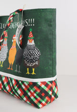 Load image into Gallery viewer, Christmas Chickens Shoulder Bag Purse