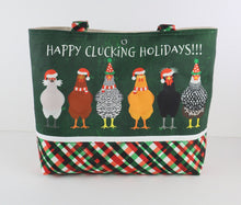 Load image into Gallery viewer, Christmas Chickens Shoulder Bag Purse