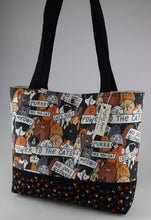 Load image into Gallery viewer, Cats Rule Shoulder Bag Cat Lover Purse Tote Handbag