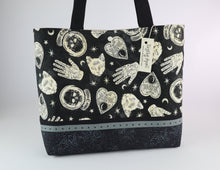 Load image into Gallery viewer, Psychic Cats Shoulder Bag Ouija Board Planchette purse Fortune Teller tote Seer handbag