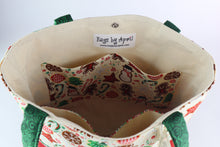 Load image into Gallery viewer, Holiday Cookies Shoulder Bag Gingerbread purse Christmas Tree tote Winter Snowman handbag