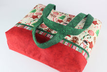 Load image into Gallery viewer, Holiday Cookies Shoulder Bag Gingerbread purse Christmas Tree tote Winter Snowman handbag