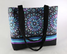 Load image into Gallery viewer, Stained Glass Window Shoulder Bag Mosaic handbag Mandala purse Boho tote