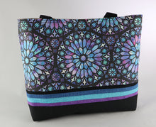 Load image into Gallery viewer, Stained Glass Window Shoulder Bag Mosaic handbag Mandala purse Boho tote