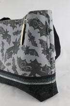 Load image into Gallery viewer, Gothic Bats Shoulder Bag Black Bat purse Halloween Victorian tote Goth handbag