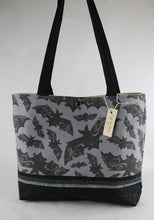 Load image into Gallery viewer, Gothic Bats Shoulder Bag Black Bat purse Halloween Victorian tote Goth handbag