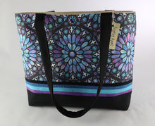 Load image into Gallery viewer, Stained Glass Window Shoulder Bag Mosaic handbag Mandala purse Boho tote