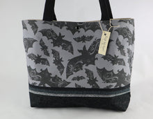 Load image into Gallery viewer, Gothic Bats Shoulder Bag Black Bat purse Halloween Victorian tote Goth handbag