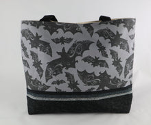 Load image into Gallery viewer, Gothic Bats Shoulder Bag Black Bat purse Halloween Victorian tote Goth handbag