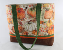Load image into Gallery viewer, Fall Harvest Shoulder Bag Purse Thanksgiving Pumpkin handbag tote