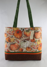 Load image into Gallery viewer, Fall Harvest Shoulder Bag Purse Thanksgiving Pumpkin handbag tote
