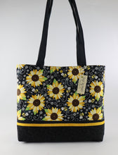 Load image into Gallery viewer, Bumblebees and Sunflowers Shoulder Bag Purse Tote Handbag