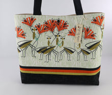 Load image into Gallery viewer, Praying Mantis Shoulder Bag Lily Garden purse Summer Flowers handbag tote