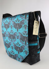 Load image into Gallery viewer, Gothic Death Head Moth Messenger Bag Spooky Goth Bats