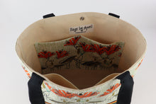 Load image into Gallery viewer, Praying Mantis Shoulder Bag Lily Garden purse Summer Flowers handbag tote