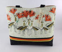 Load image into Gallery viewer, Praying Mantis Shoulder Bag Lily Garden purse Summer Flowers handbag tote