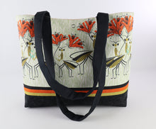 Load image into Gallery viewer, Praying Mantis Shoulder Bag Lily Garden purse Summer Flowers handbag tote