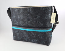 Load image into Gallery viewer, Gothic Death Head Moth Messenger Bag Spooky Goth Bats