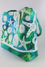 Load image into Gallery viewer, Seashells Shoulder Bag Purse Ocean Beach tote Sea Shells handbag