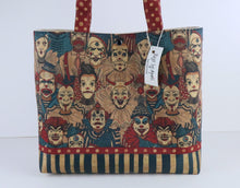 Load image into Gallery viewer, Creepy Circus Clowns Shoulder Bag Purse