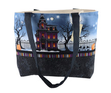 Load image into Gallery viewer, Haunted Halloween House Shoulder Bag Purse