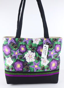 Nightshade Poison Flowers Shoulder Bag Purse