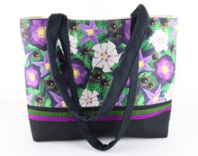 Load image into Gallery viewer, Nightshade Poison Flowers Shoulder Bag Purse