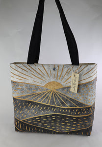 Dawn or Dusk Shoulder Bag Purse Mountain Sunrise Handbag Sunset Landscape Tote