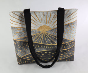 Dawn or Dusk Shoulder Bag Purse Mountain Sunrise Handbag Sunset Landscape Tote