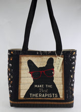 Load image into Gallery viewer, Frenchie Shoulder Bag Purse French Bulldog tote Dog Lover handbag