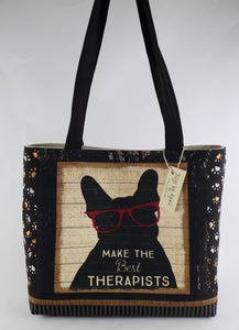 Frenchie Shoulder Bag Purse French Bulldog tote Dog Lover handbag