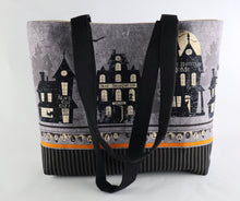 Load image into Gallery viewer, Ghost Town Shoulder Bag Haunted House Purse Halloween handbag