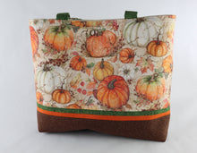 Load image into Gallery viewer, Fall Harvest Shoulder Bag Purse Thanksgiving Pumpkin handbag tote