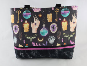 Witchcraft Shoulder Bag Purse Witchy Magic Handbag tote Bags by April