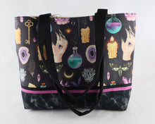 Load image into Gallery viewer, Witchcraft Shoulder Bag Purse Witchy Magic Handbag tote Bags by April