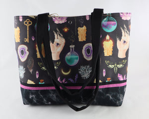 Witchcraft Shoulder Bag Purse Witchy Magic Handbag tote Bags by April