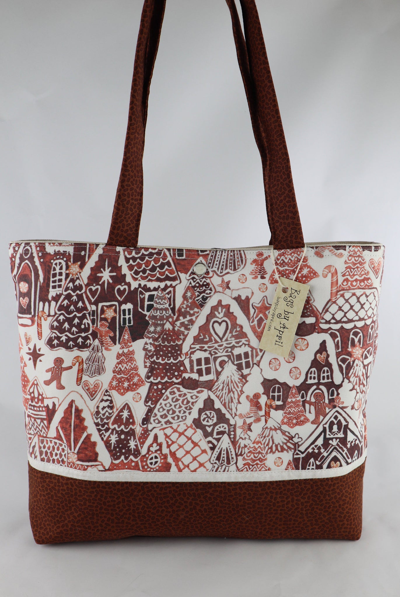 Gingerbread Houses Shoulder Bag Purse – Bags By April