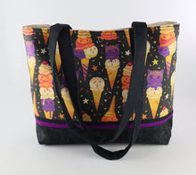 Load image into Gallery viewer, Spooky Ice Cream Shoulder Bag Purse Halloween Treats Handbag tote Bags by April