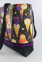 Load image into Gallery viewer, Spooky Ice Cream Shoulder Bag Purse Halloween Treats Handbag tote Bags by April