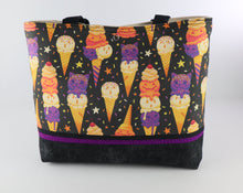 Load image into Gallery viewer, Spooky Ice Cream Shoulder Bag Purse Halloween Treats Handbag tote Bags by April