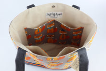 Load image into Gallery viewer, Fox Fabric Shoulder Bag Purse Quirky Novelty Handbag Tote